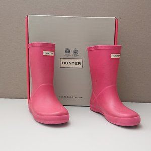 Hunter Boots VGUC Girls Bright Pink UK11 US12B/13G
